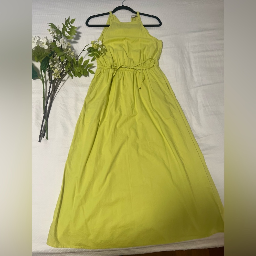 Resort Bright Loft Sun dress with waist tie
